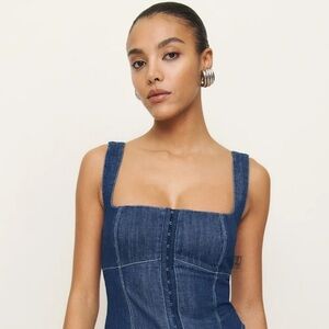 NWT • Tagliatelle denim top